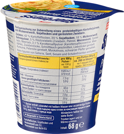 Protein Bowl Kartoffelpüree Sportness