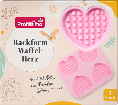 Backform Waffel-Herz Profissimo