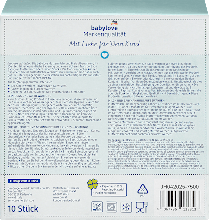 Muttermilch- & Breiaufbewahrung Dosen babylove