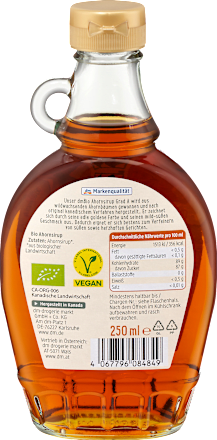 Bio juharszirup, A-minősítésű dmBio