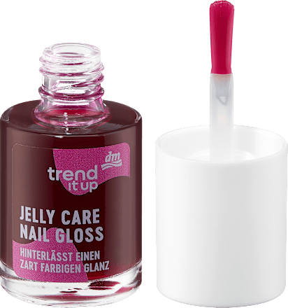 pečující lak na nehty Jelly Care Gloss 030 Grape Violet trend !t up