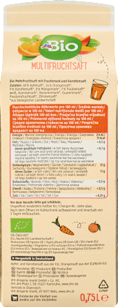 Sok multivitaminski s mrkvom dmBio