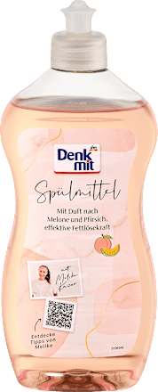 Detergent lichid de spălat vase pepene galben și piersici Denkmit
