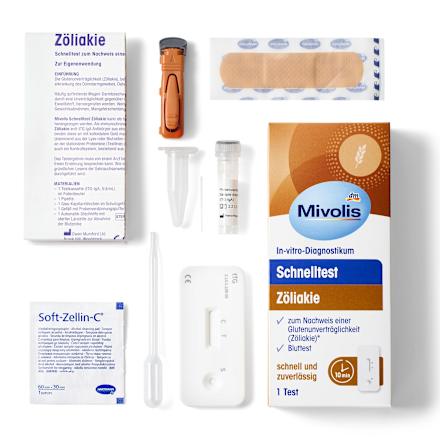 Schnelltest Zöliakie, 1 Anwendung Mivolis
