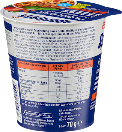 Paste bolognese proteice Sportness