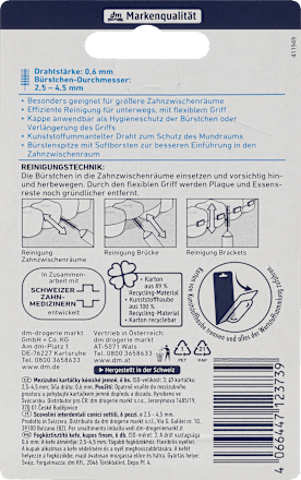 mezizubní kartáčky kónické jemné vel. 3 Dontodent