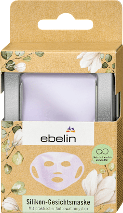 Gesichtsmaske Silikon, wiederverwendbar sortiert ebelin