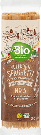 Nudeln Spaghetti aus Vollkorn dmBio