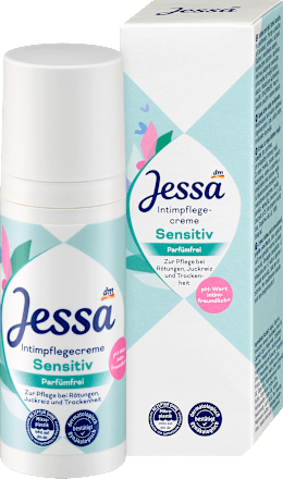 Szenzitív ápoló krém intim területekre Jessa