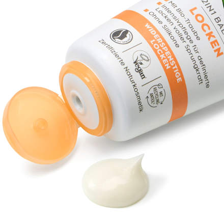 2in1 hajápoló balzsam göndör és hullámos hajra alverde NATURKOSMETIK