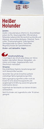 Heißgetränk, Heißer Holunder (20 Sticks) Mivolis