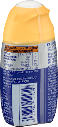 Sirop cu gust de ceai rece cu portocale și cofeină Sportness