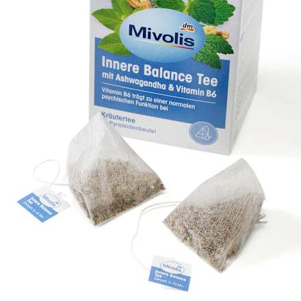 Gyógynövénytea, Belső egyensúly, ashwagandhával és B6-vitaminnal 14 filter Mivolis
