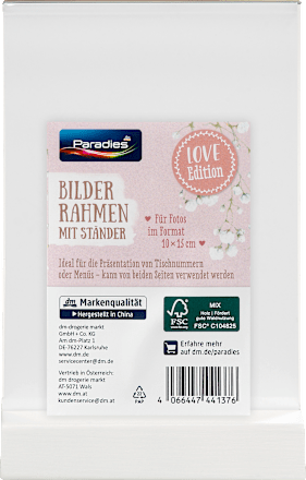 Stojan-rám LOVE edition Paradies