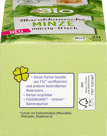 Ceai din plante, mentă marocană dmBio