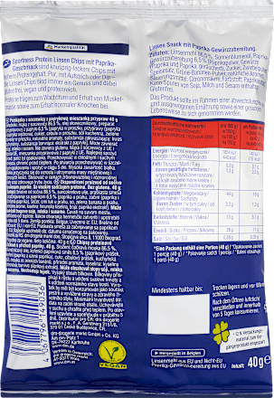 Protein Linsen Chips mit Paprika-Geschmack Sportness