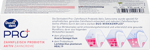 Dentifricio per gengive sensibili Dontodent PRO+