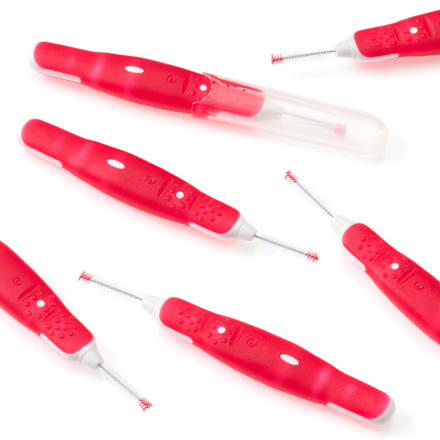 Interdentalne četkice s drškom ISO 2 – super tanke Ø 2,2 mm Dontodent