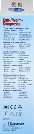 studené a teplé obklady s upevňujícím pásem a látkovým pouzdrem Mivolis
