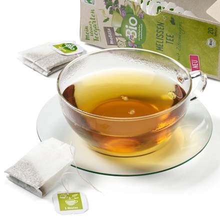 Kräutertee Melissen Tee mit Zitronengras (20 Beutel) dmBio