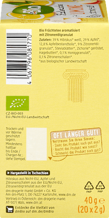 Herbata owocowa włoska limonka dmBio