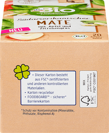 Južnoamerički čaj Mate, 20x2g dmBio