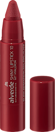 Ruj Shiny Nr. 10 Red Kiss alverde NATURKOSMETIK