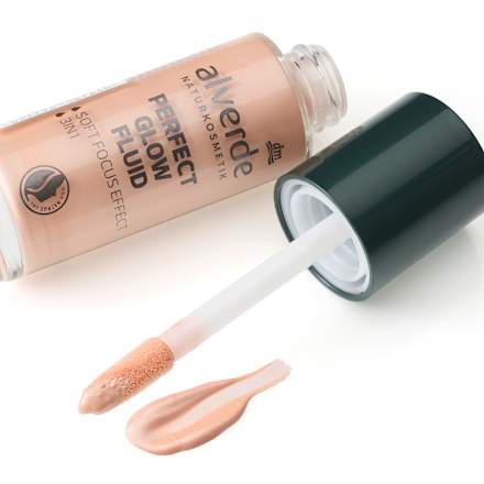 Folyékony highlighter Perfect Glow Fluid, 01 Golden Pearl alverde NATURKOSMETIK