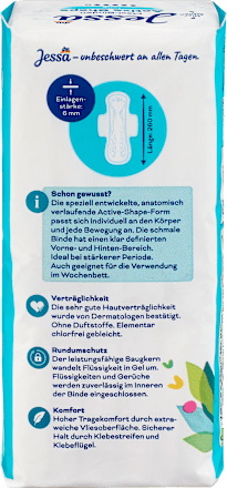 Podpaski maxi Active Shape długie Jessa