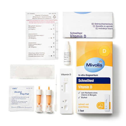 Schnelltest Vitamin D, 1 Anwendung Mivolis
