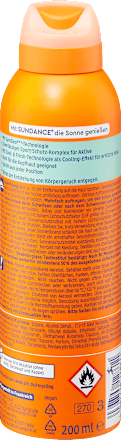 Sonnenspray transparent Sport mit tropischem Duft, island breeze, LSF 50 SUNDANCE