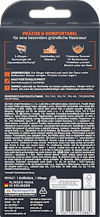 Rasoio 5 lame Revolution 5.1 Balea MEN