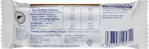Fehérjeszelet 30%, ragacsos karamell ízű, ropogós darabokkal, édesítőszerekkel Sportness