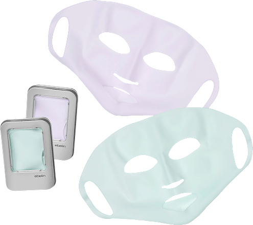 Gesichtsmaske Silikon, wiederverwendbar sortiert ebelin