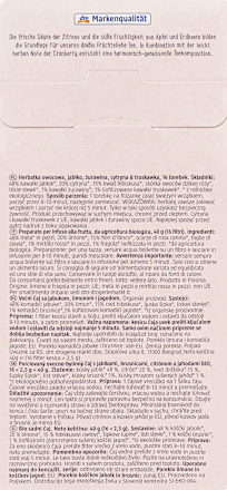 Bio sadni čaj z jabolko, brusnico, limono in jagodo (16 × 2,5 g) dmBio