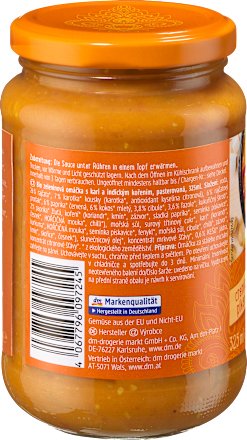 Currysoße, Indisch, cremig-pikant dmBio