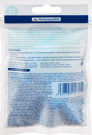 Дентални стикове Junior, за деца над 6 години Dontodent