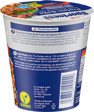 Protein Bowl Pasta Bolognese Art Sportness