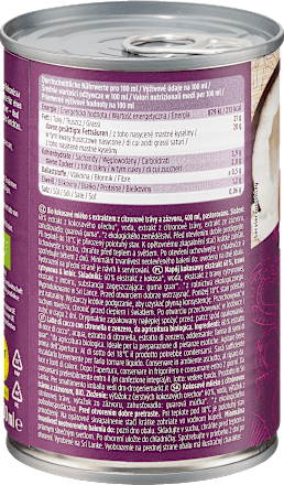 Latte di cocco bio con zenzero e citronella dmBio