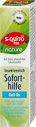 Insektenstich Anti Juckreiz Roll-on, Soforthilfe Kräuterfluid S-QUiTO free