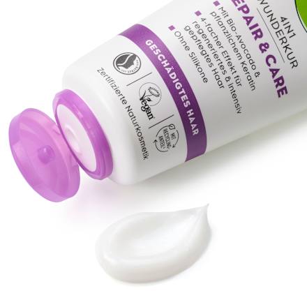 4in1 regeneráló és ápoló hajkúra sérült hajra alverde NATURKOSMETIK