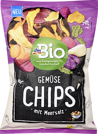 Chips de legume cu sare de mare dmBio