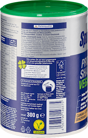 Proteinpulver, Protein Shake Vegan Cookies & Cream Geschmack Sportness