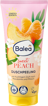 Sprchovací peeling Sweet Peach Balea