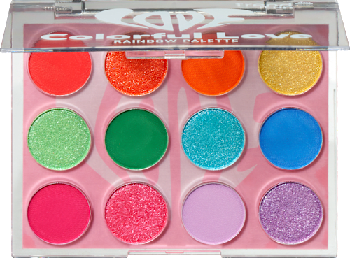 Lidschattenpalette Colorful Love Rainbow trend !t up