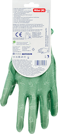 Gartenhandschuhe, Erwachsene, Nylon/Nitrilschaum, grün (Gr. M) (1 Paar) Profissimo