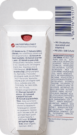 Балсам за устни с цвят, SPF 30 Balea