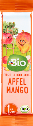 Barretta alla frutta con avena Bio, mela Bio e mango Bio dmBio