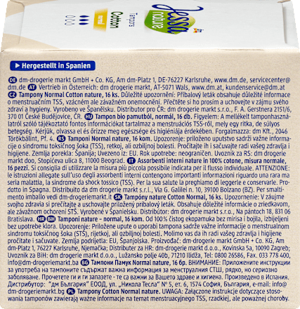 Assorbenti interni nature Cotton - tg. normal Jessa
