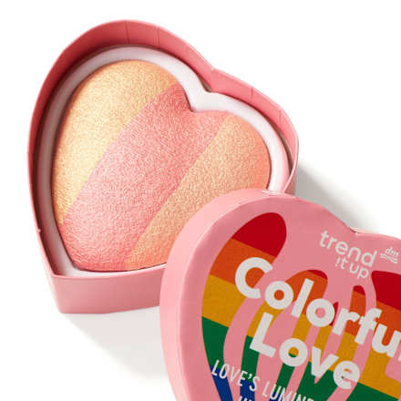 Highlighter Love’s Luminescence Colorful Love trend !t up